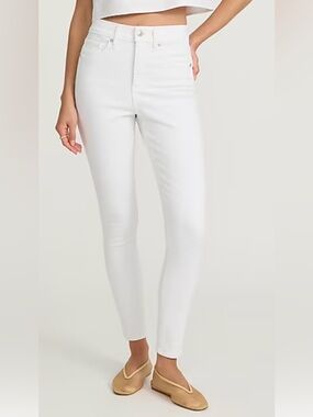 Express White High-Rise Skinny Jeans